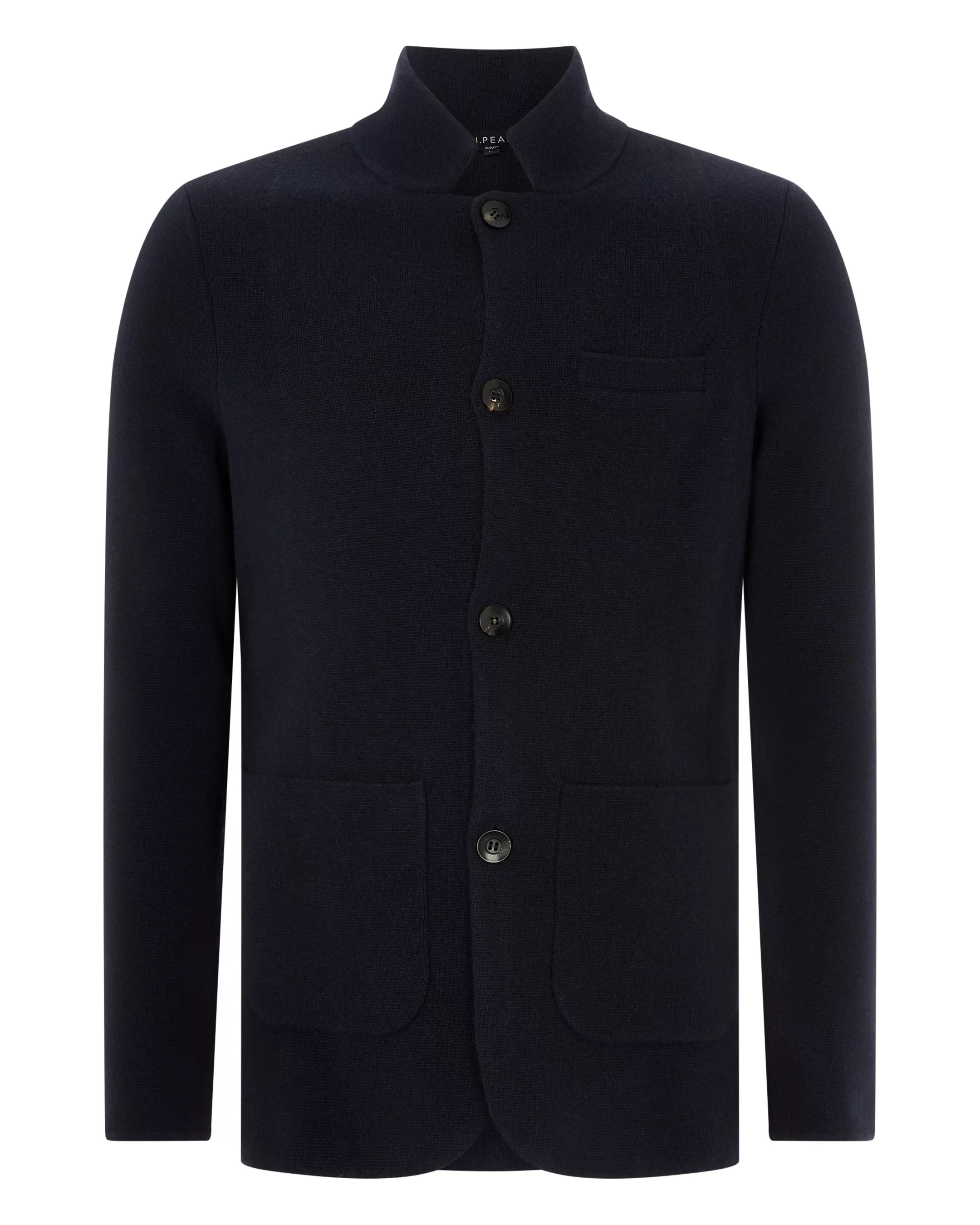 007 Milano Knitted Cashmere Jacket Navy Blue