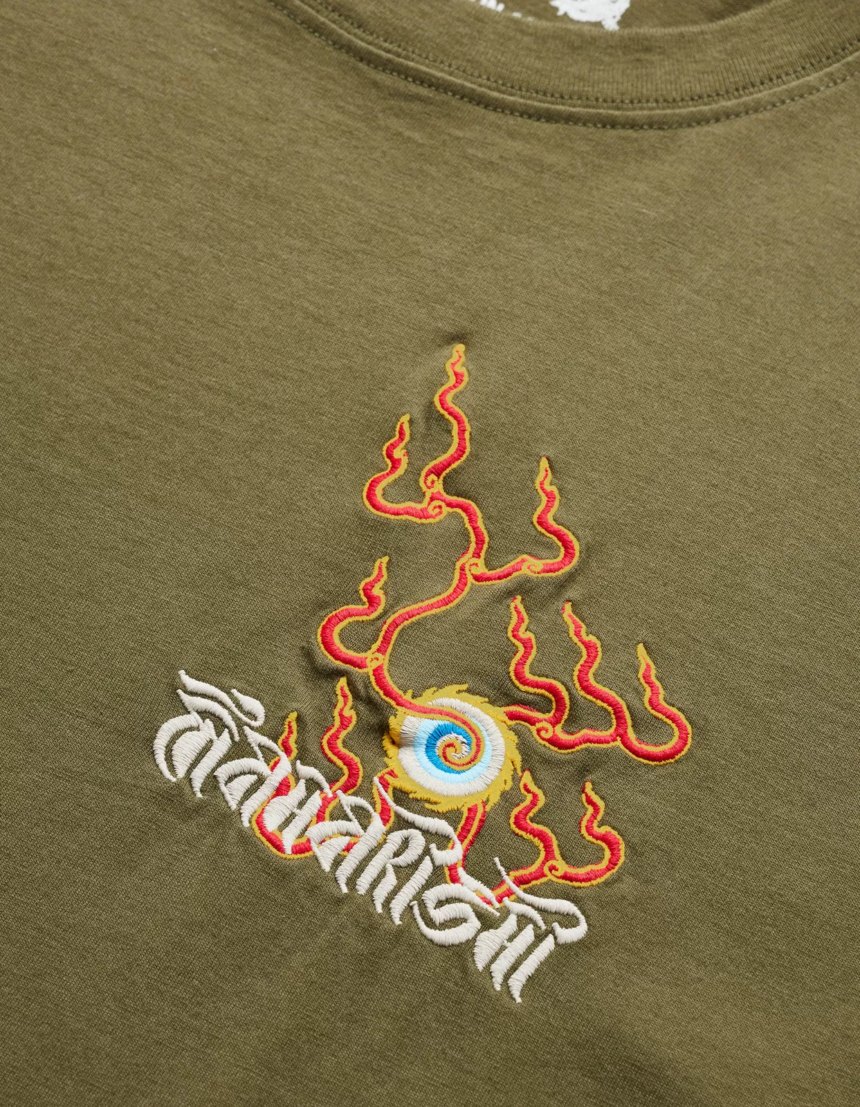 1254 Flaming Pearl T-Shirt Olive