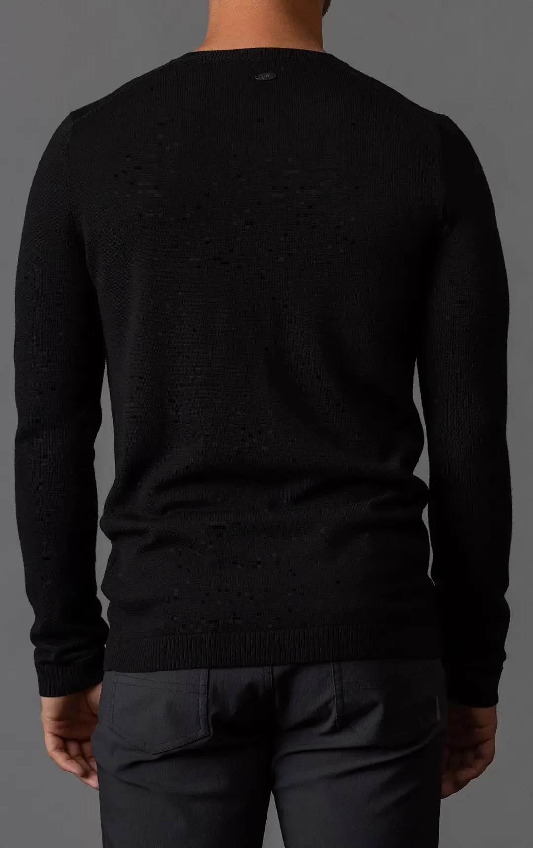 12GG MERINO V-NECK SWEATER