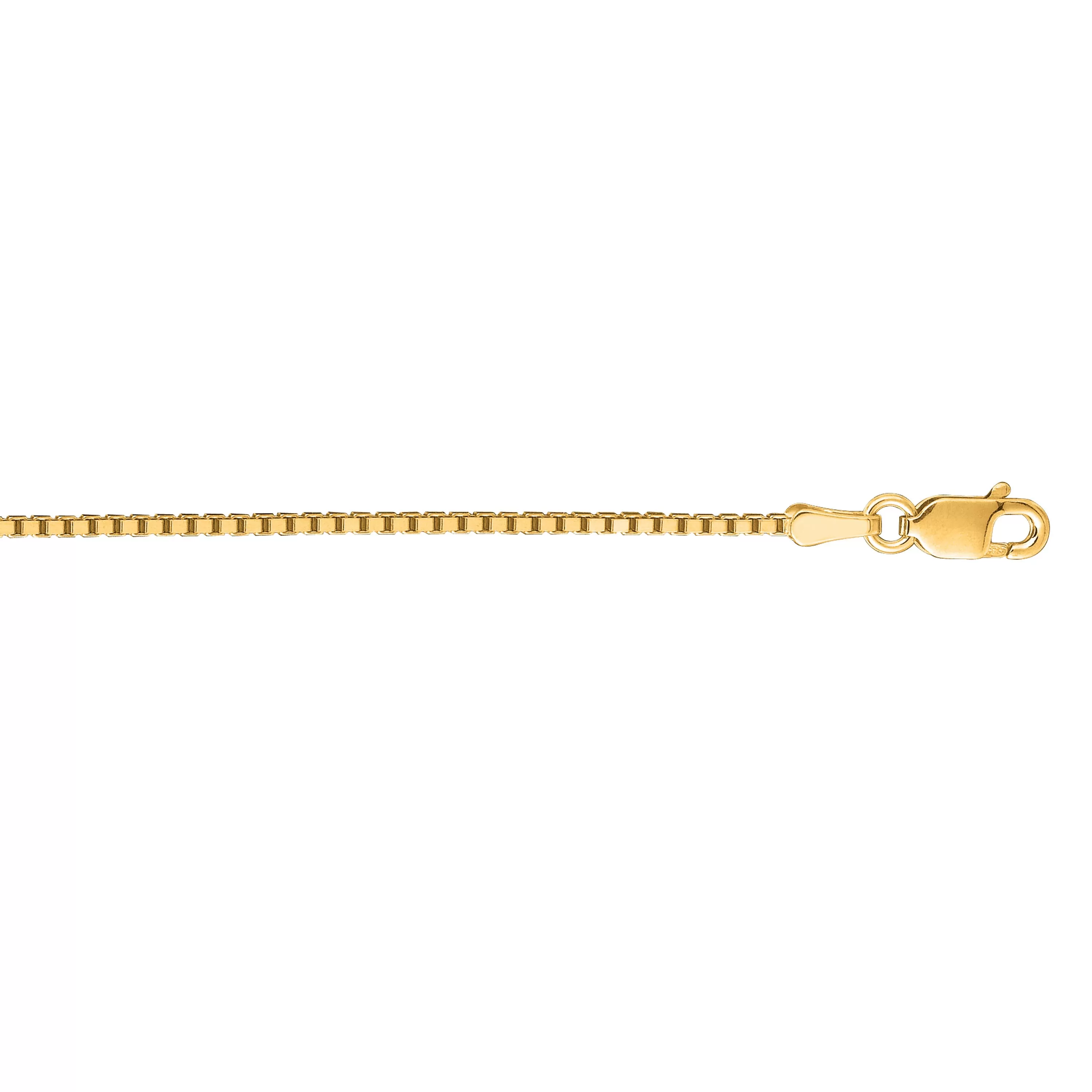 14K Gold 1.1mm Classic Box Chain