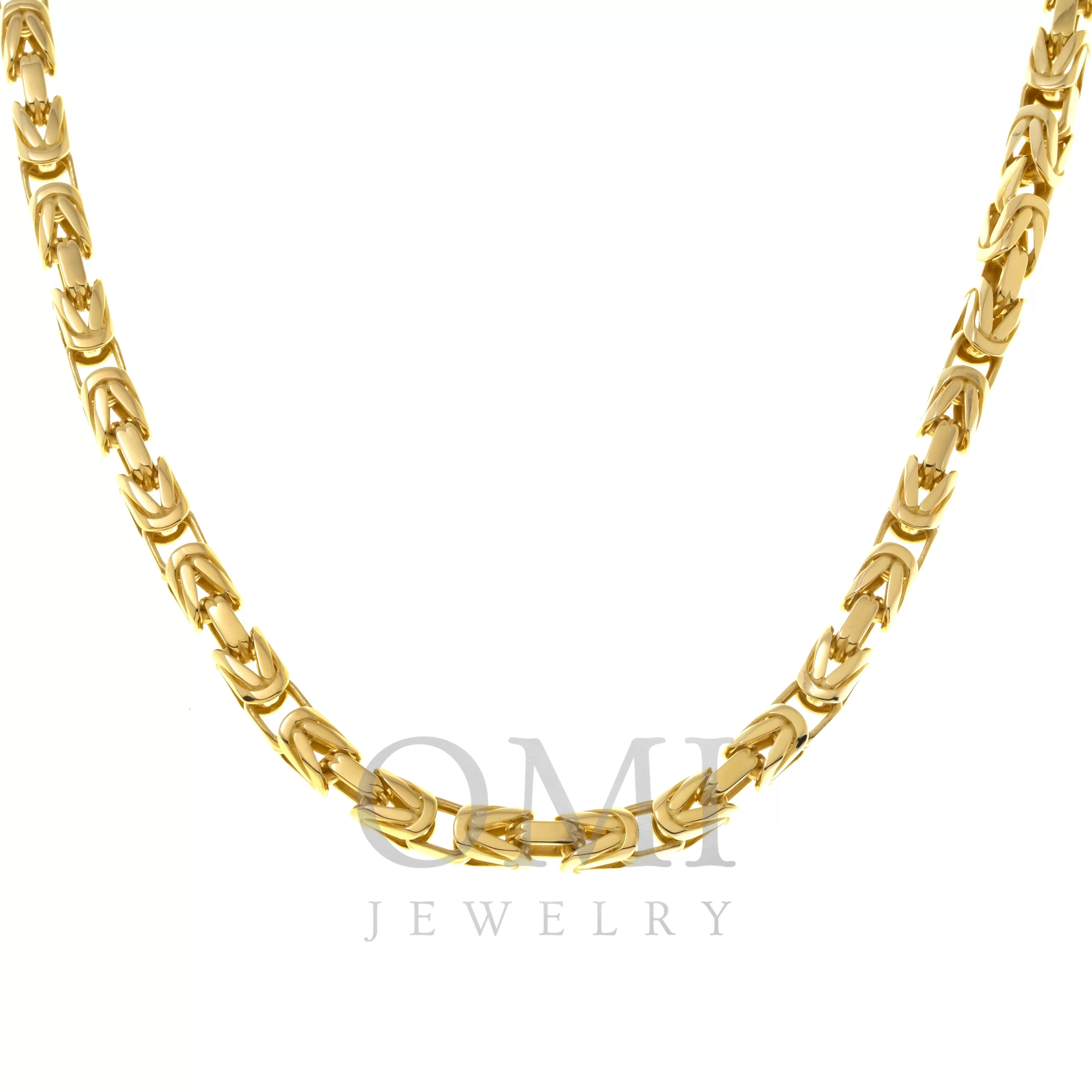 14K GOLD 2.7MM BYZANTINE CHAIN