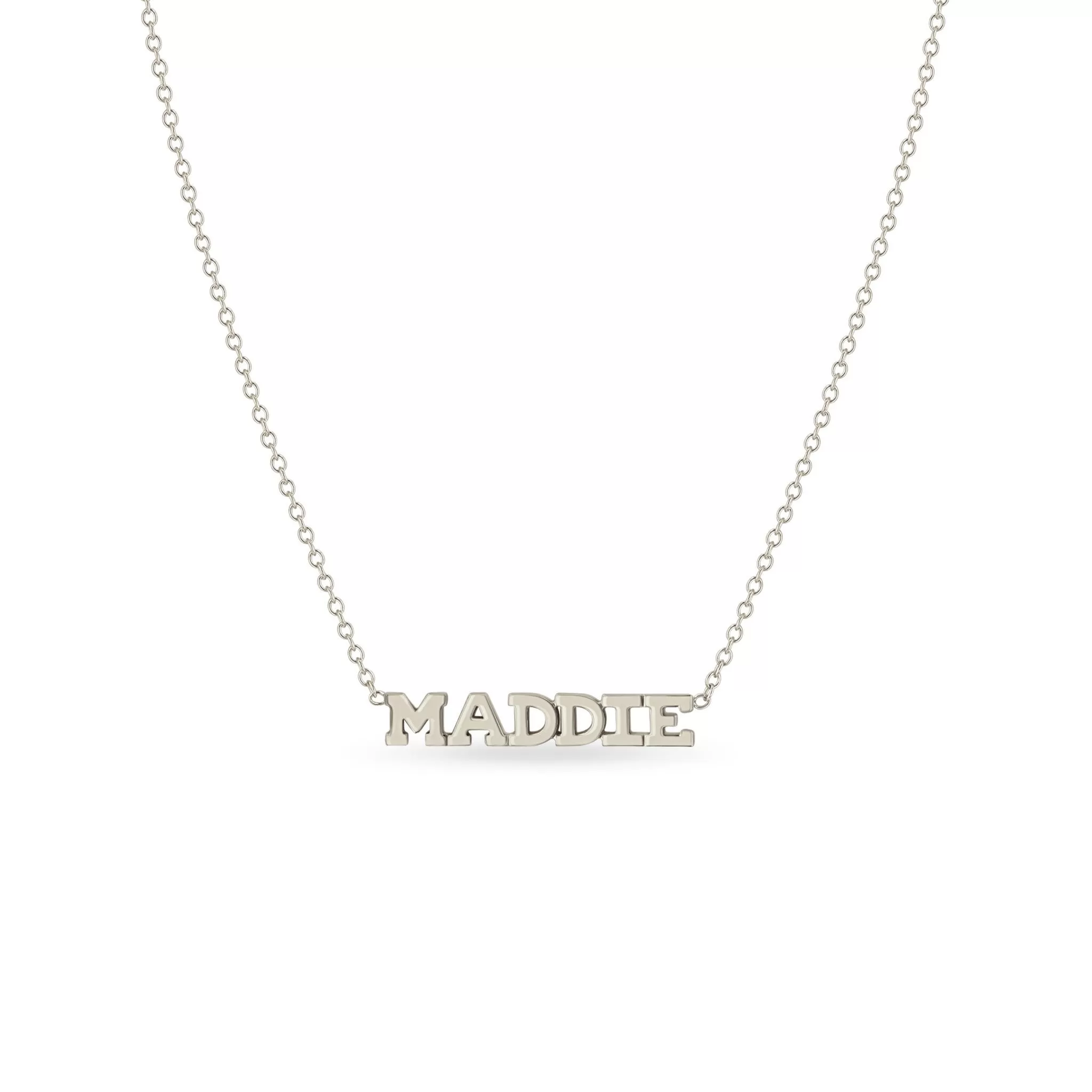 14k Gold Custom Itty Bitty Letters Necklace