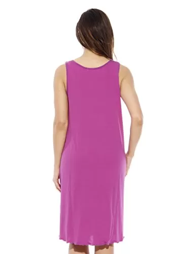 1541B-Purple-L Just Love Nightgown / Women Sleepwear / Sleep Dress,Bright Purple,Large