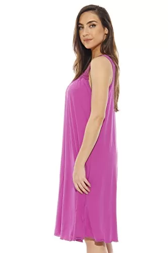 1541B-Purple-M Just Love Nightgown / Women Sleepwear / Sleep Dress,Bright Purple,Medium