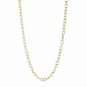 18 Karat Yellow Gold Thick Link Chain