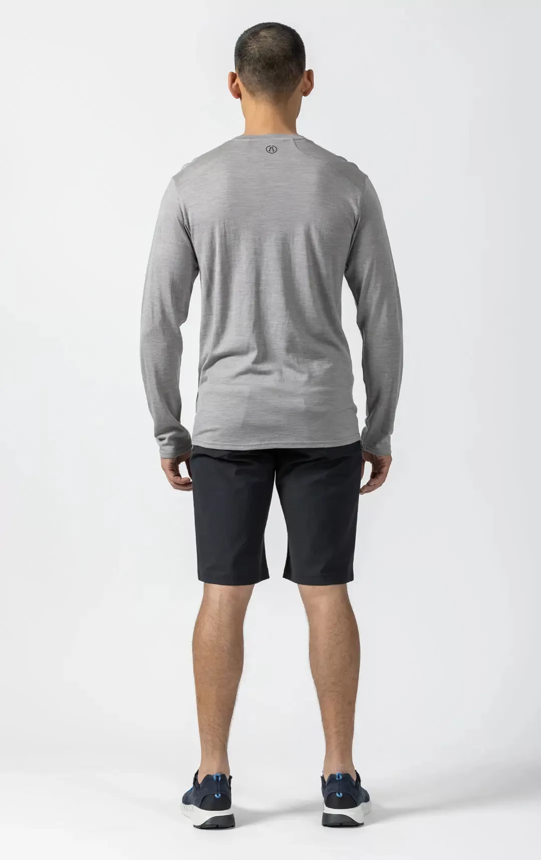 180GSM SINGLE JERSEY MERINO HENLEY - CLEARANCE