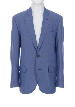 1880 Club Boys Woven Cotton Blazer, Blue