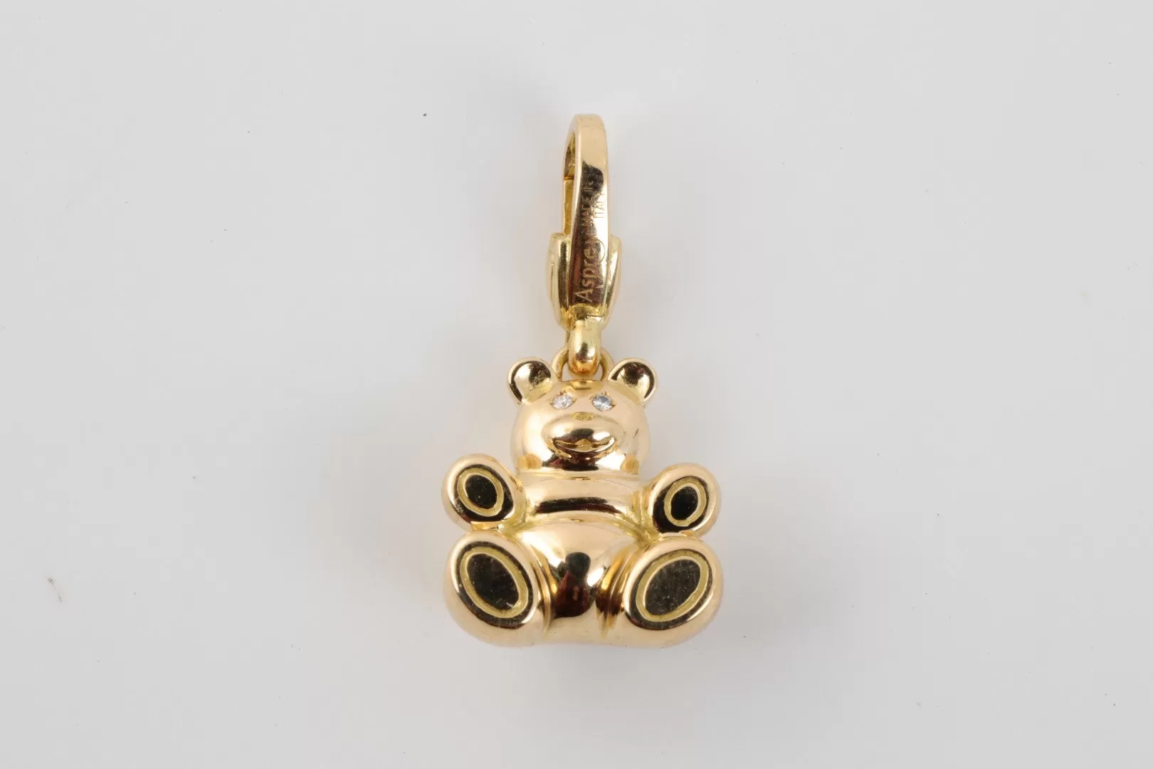 18k Yellow Gold Asprey Bear Charm (7.01g.)