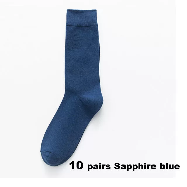 2022 New Autumn Winter Men'S Cotton Socks Plus Size 38-45 Long Socks For Men Dress Male Gifts Busine