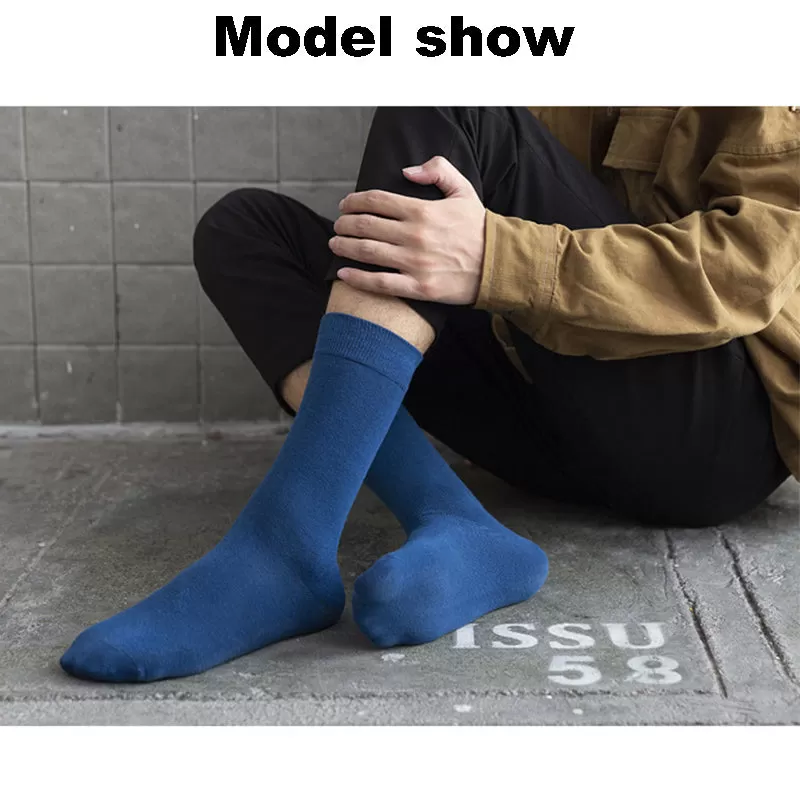 2022 New Autumn Winter Men'S Cotton Socks Plus Size 38-45 Long Socks For Men Dress Male Gifts Busine