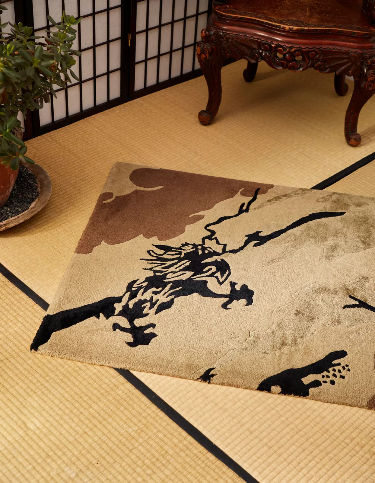 2159 DPM: Bonsai Forest Rug Small Woodland