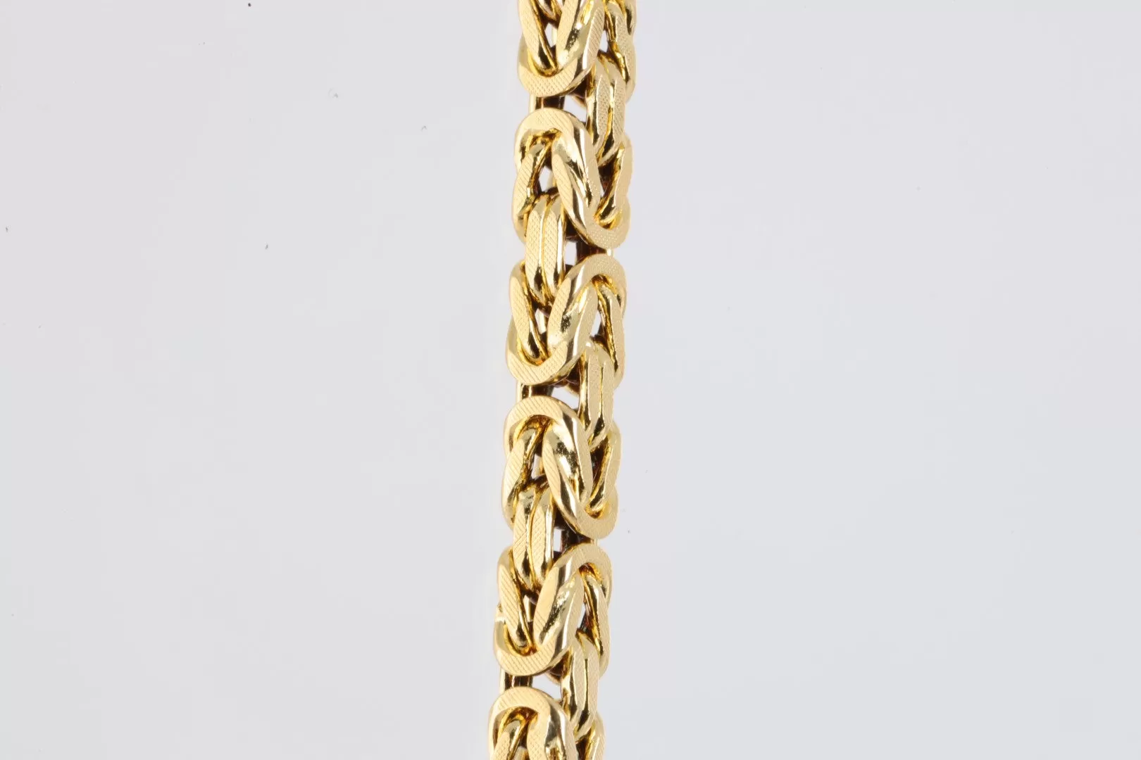 30" 18k Yellow Gold Byzantine Chain (68.24g.)