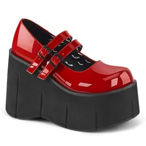 4 Inch Platform KERA-08 Red Patent