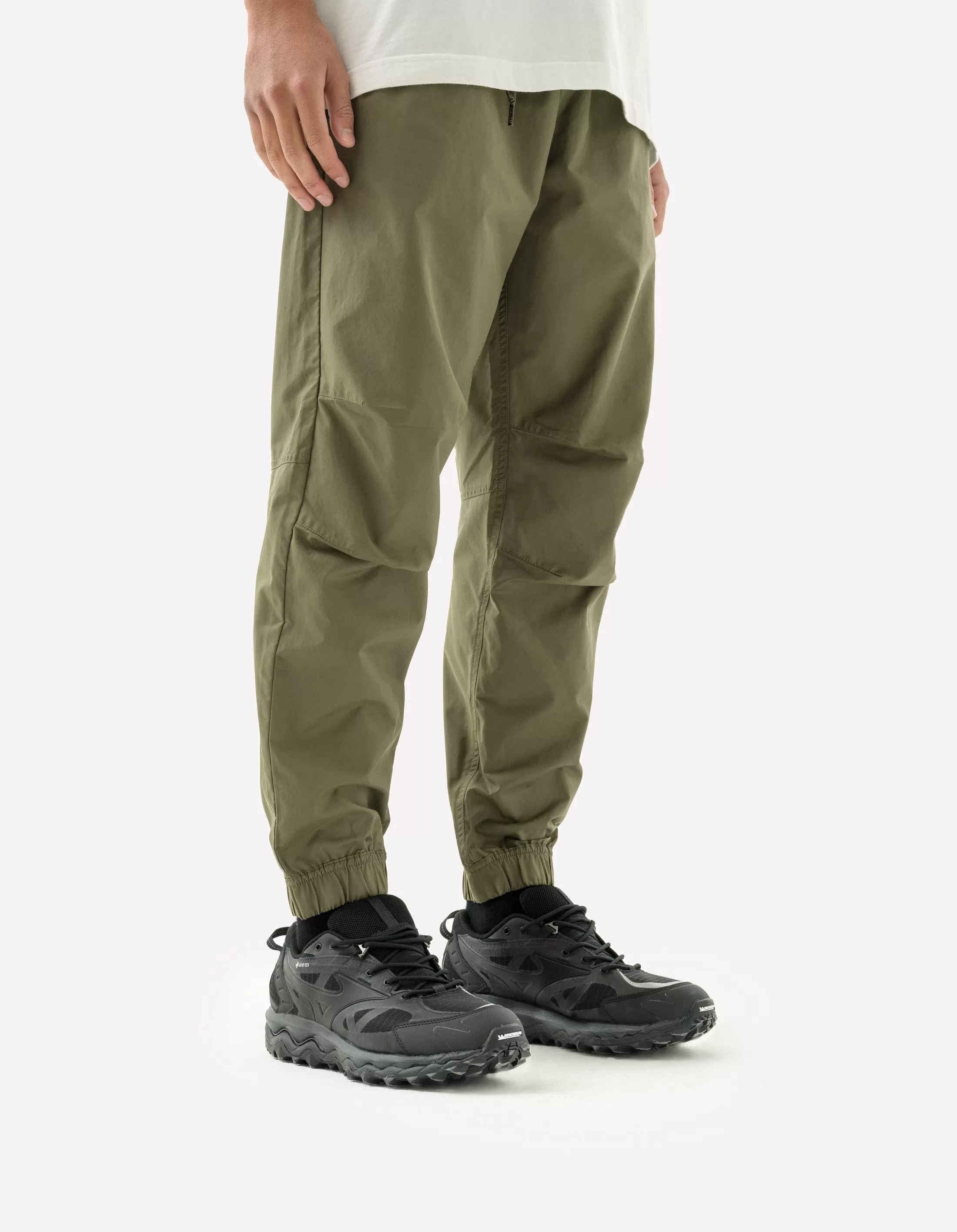 4050 Asym Track Pants Olive OG-107F