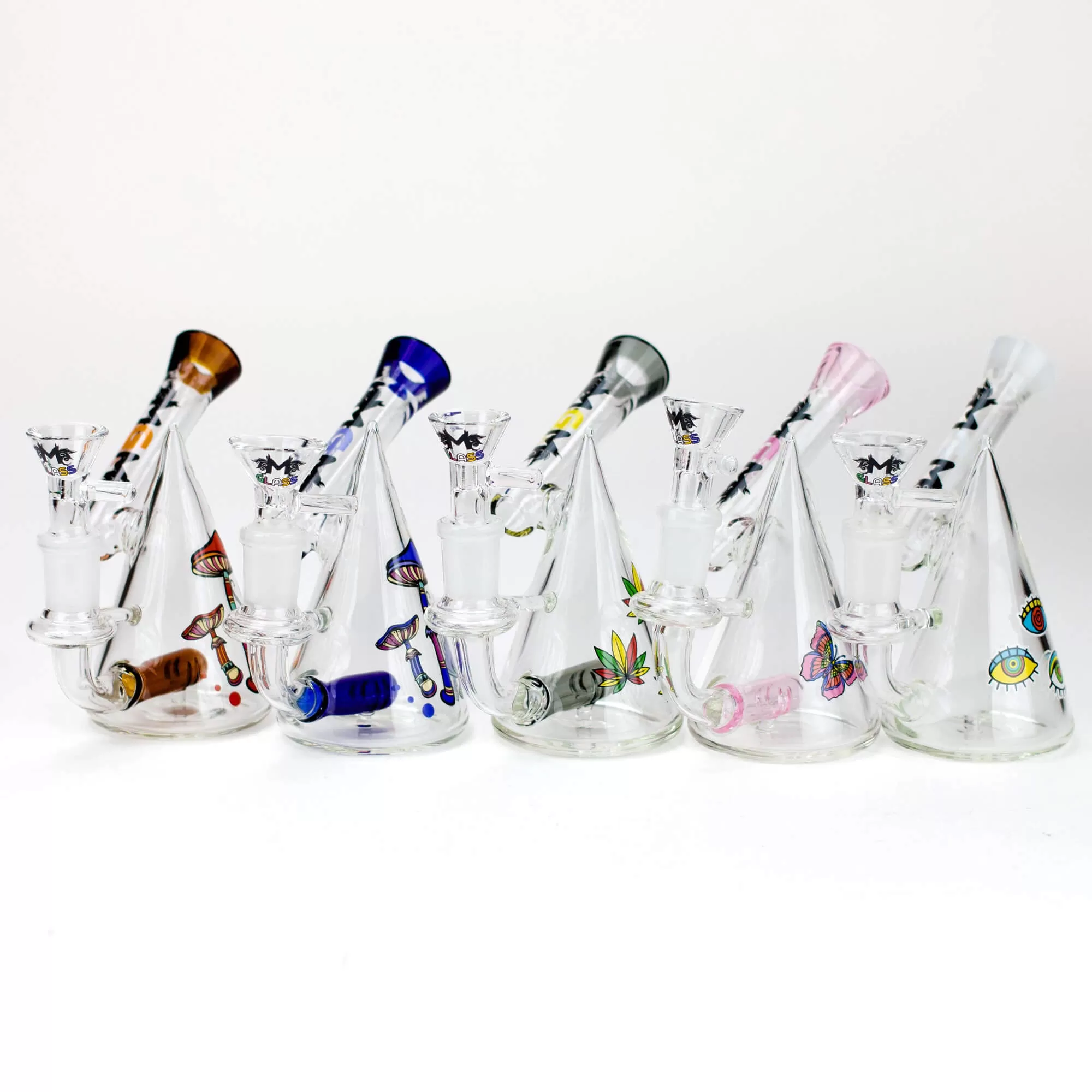 4.5" MGM Glass 2-in-1 Bubbler w/ Graphic