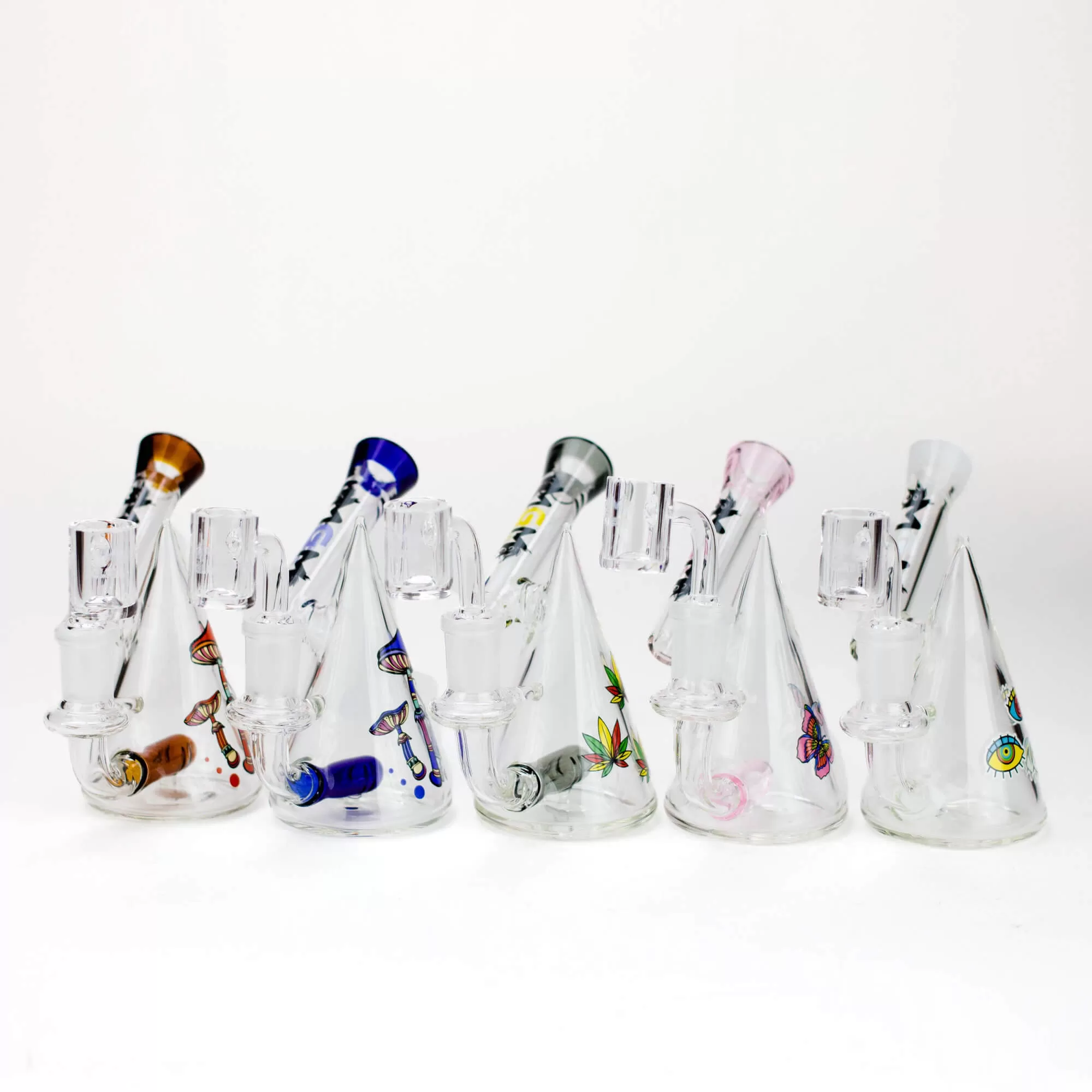 4.5" MGM Glass 2-in-1 Bubbler w/ Graphic