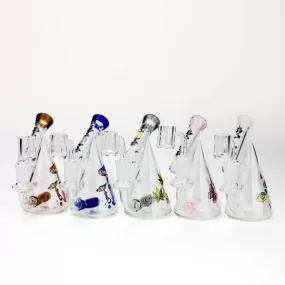 4.5" MGM Glass 2-in-1 Bubbler w/ Graphic