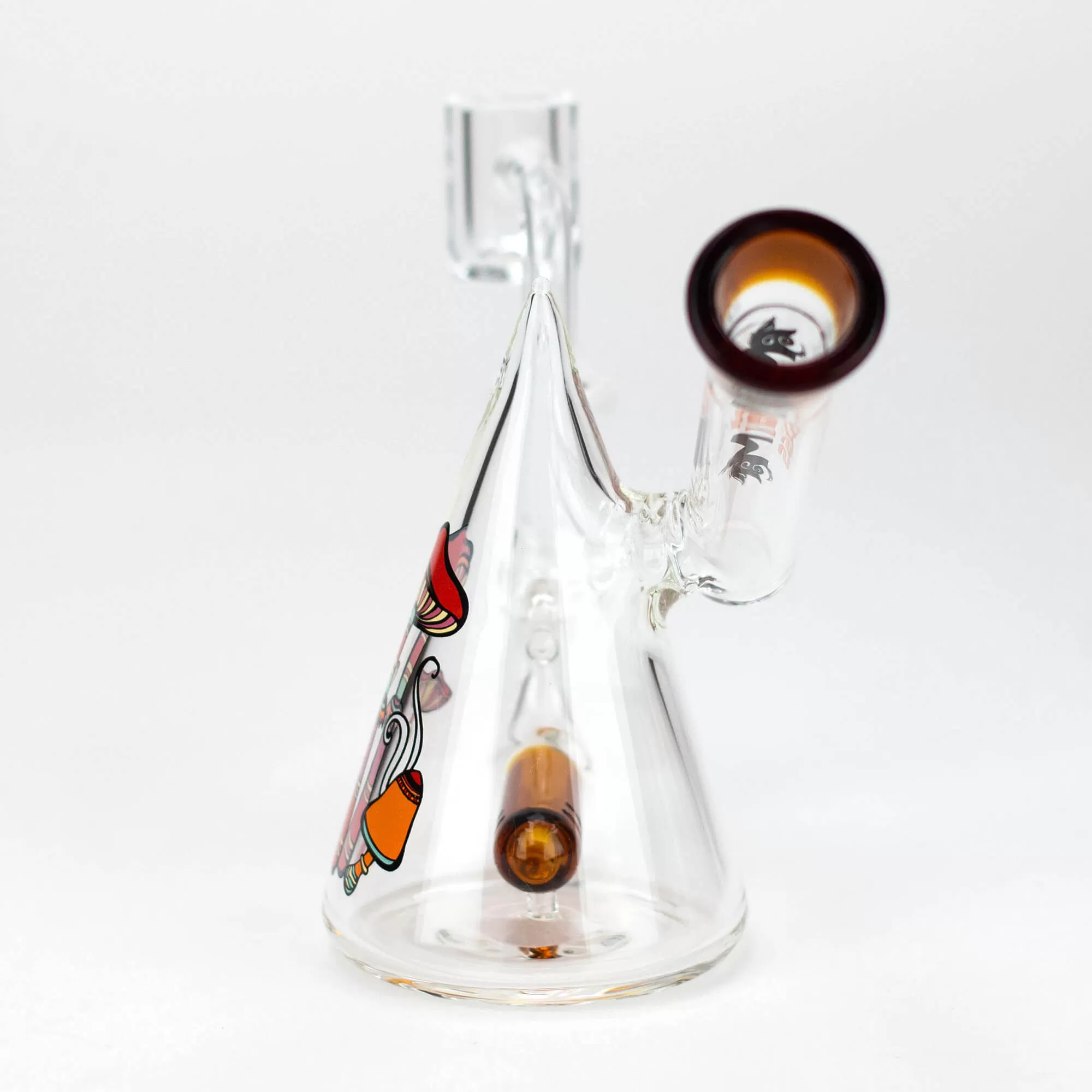 4.5" MGM Glass 2-in-1 Bubbler w/ Graphic