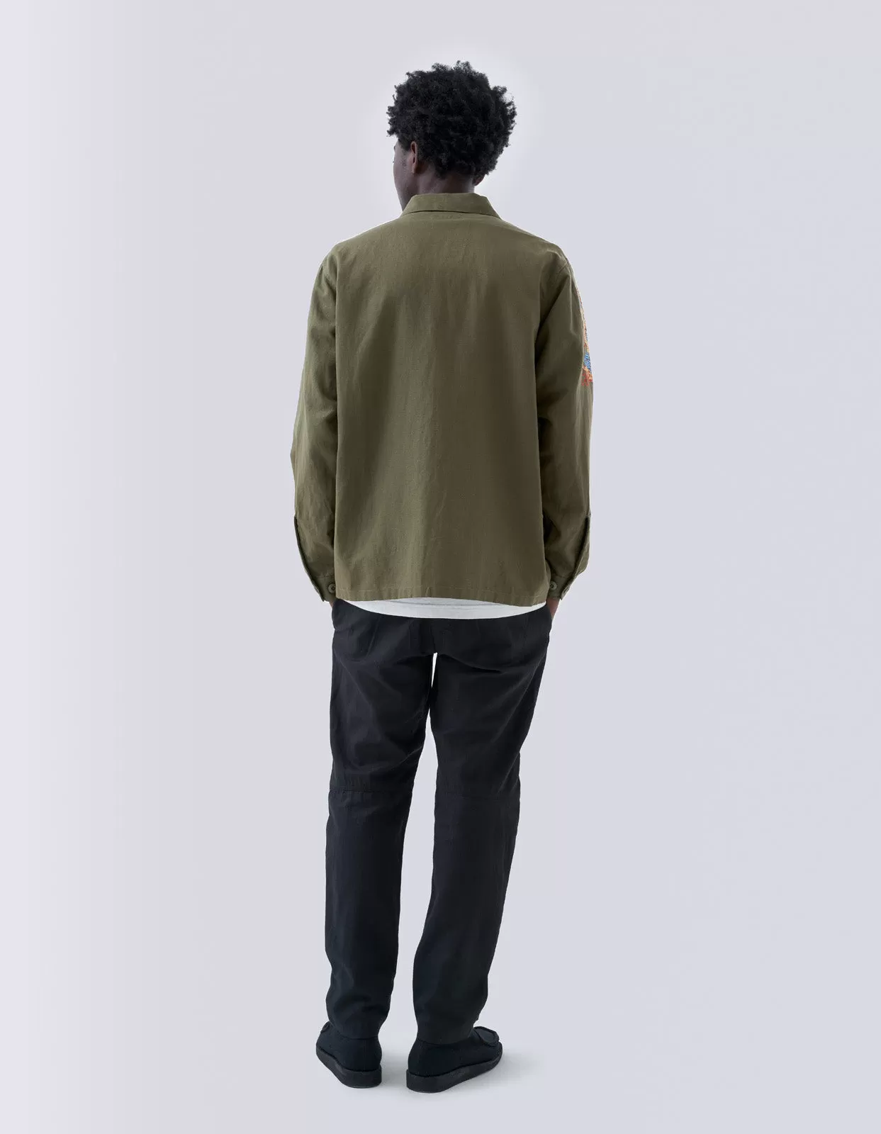 5022 Lunar Dragon Utility Shirt Olive OG-107F