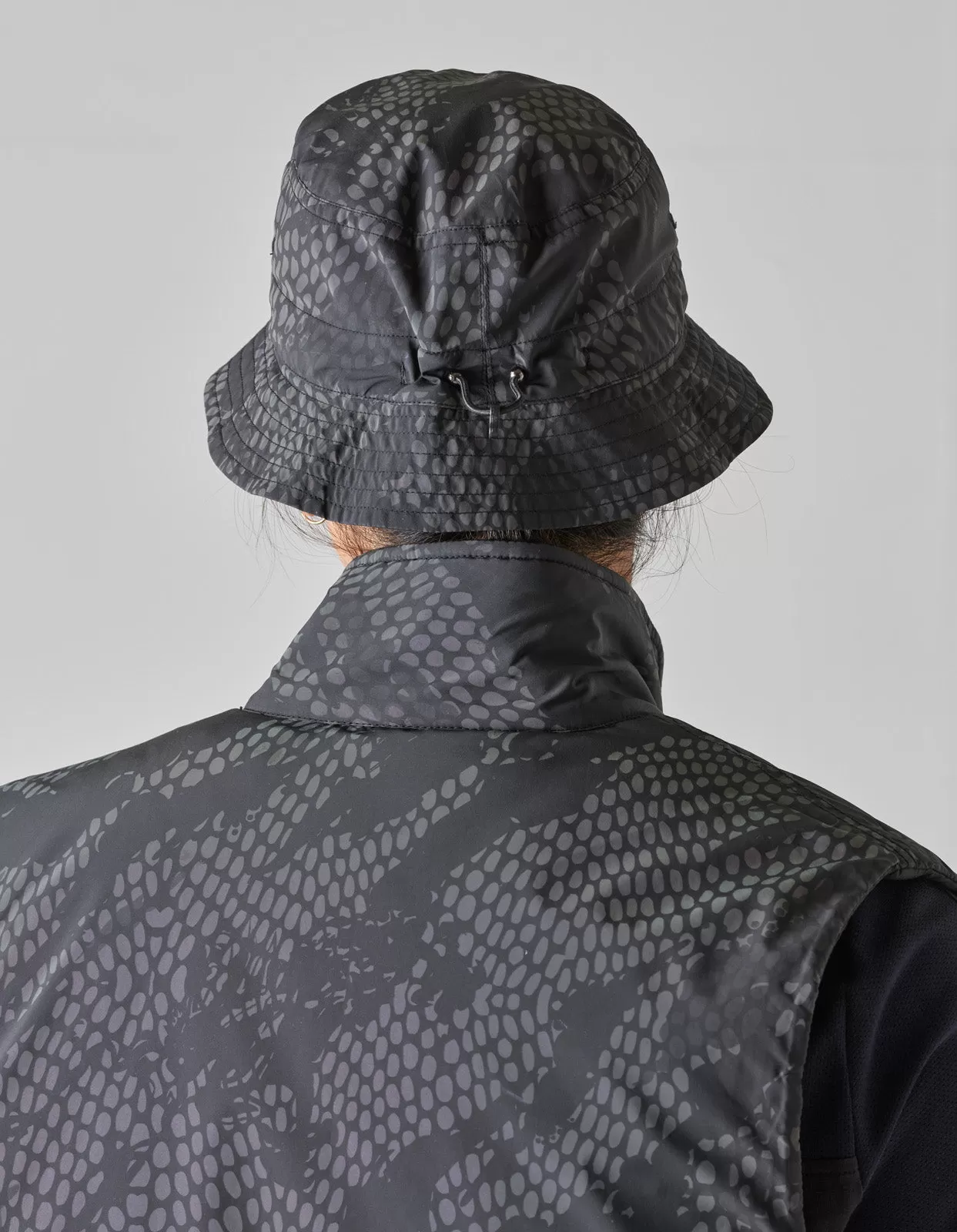 5052 Camo Reflective Bucket Hat Subdued Night