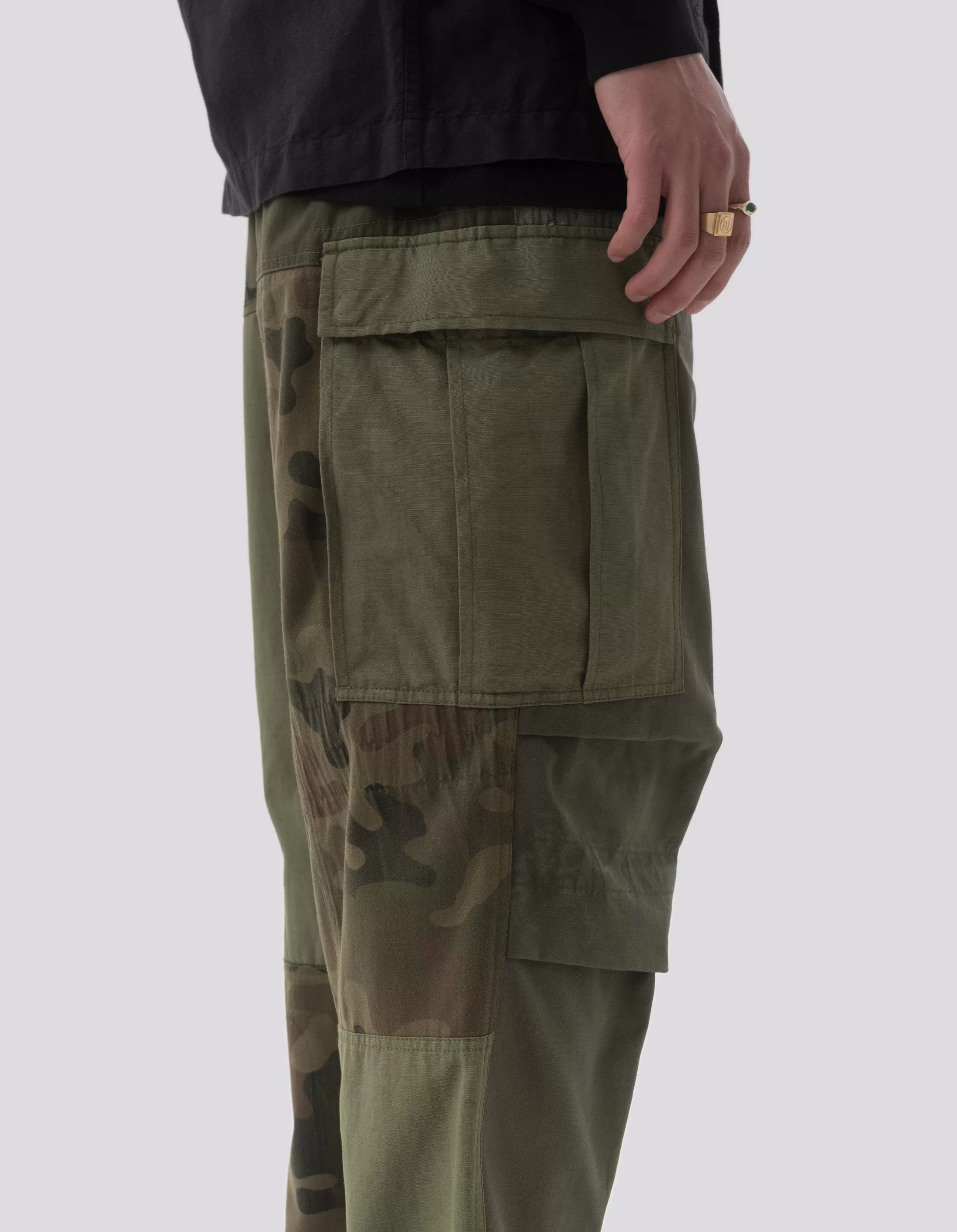 5094 Upcycled M65 Cargo Pants Olive