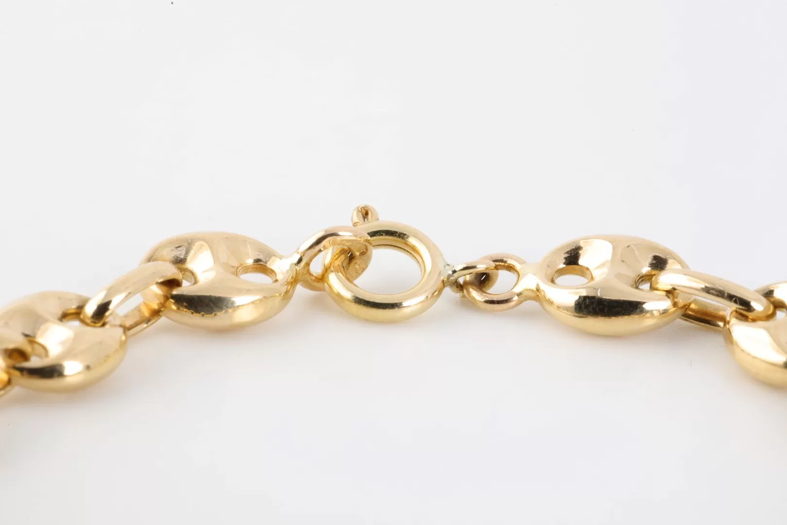 7.5" 18k Yellow Gold Mariner Chain Bracelet (14.60g.)