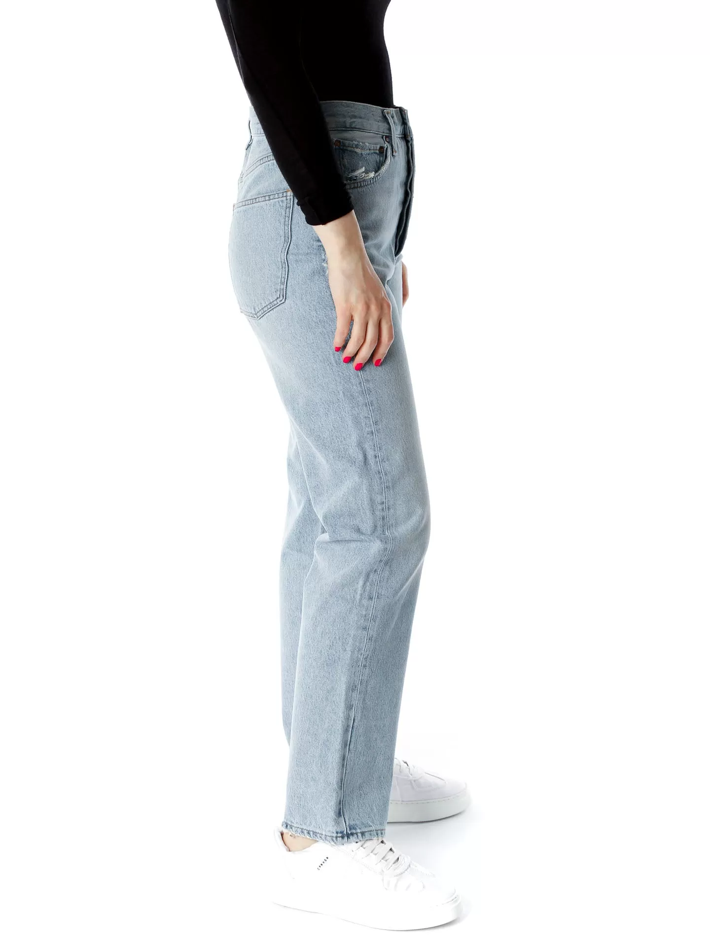 90er Mid Rise Loose Fit Jeans