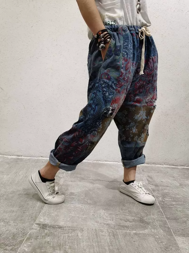 Act Of Love Drawstring Cotton Pant