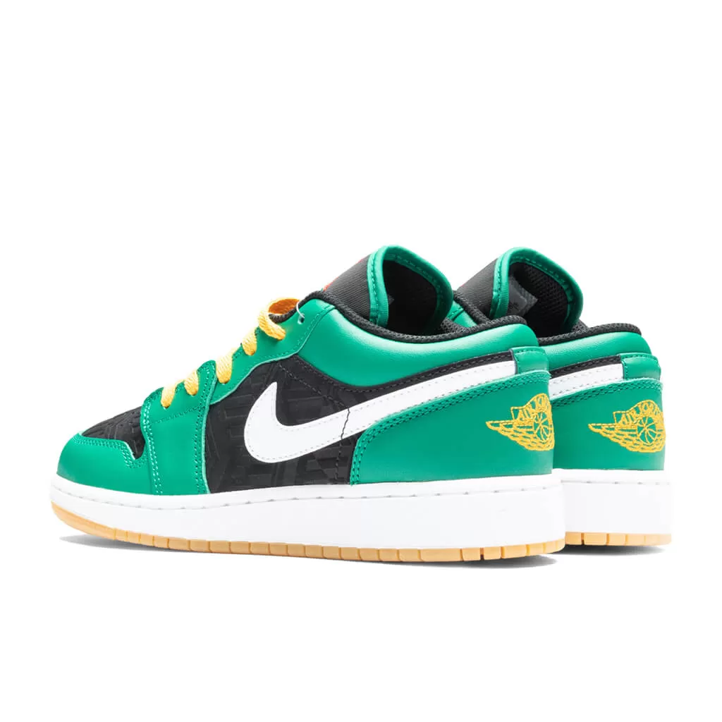 Air Jordan 1 Low (GS) - Malachite/Fire Red/Taxi