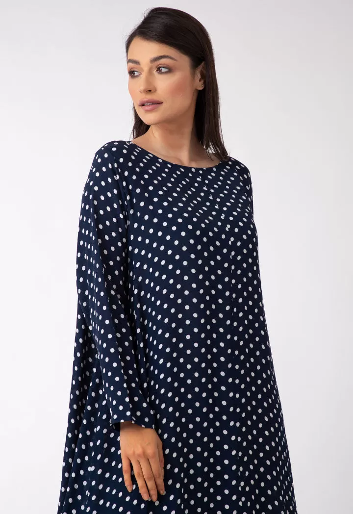 All Over Polka Print Dress