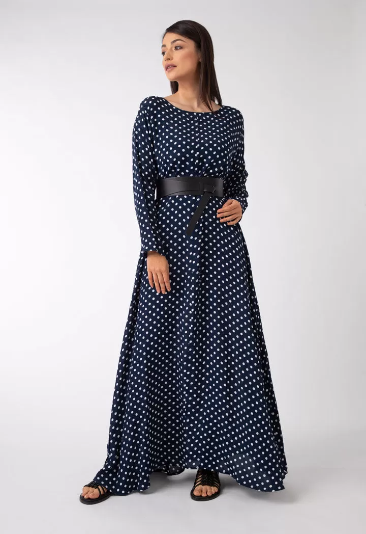 All Over Polka Print Dress