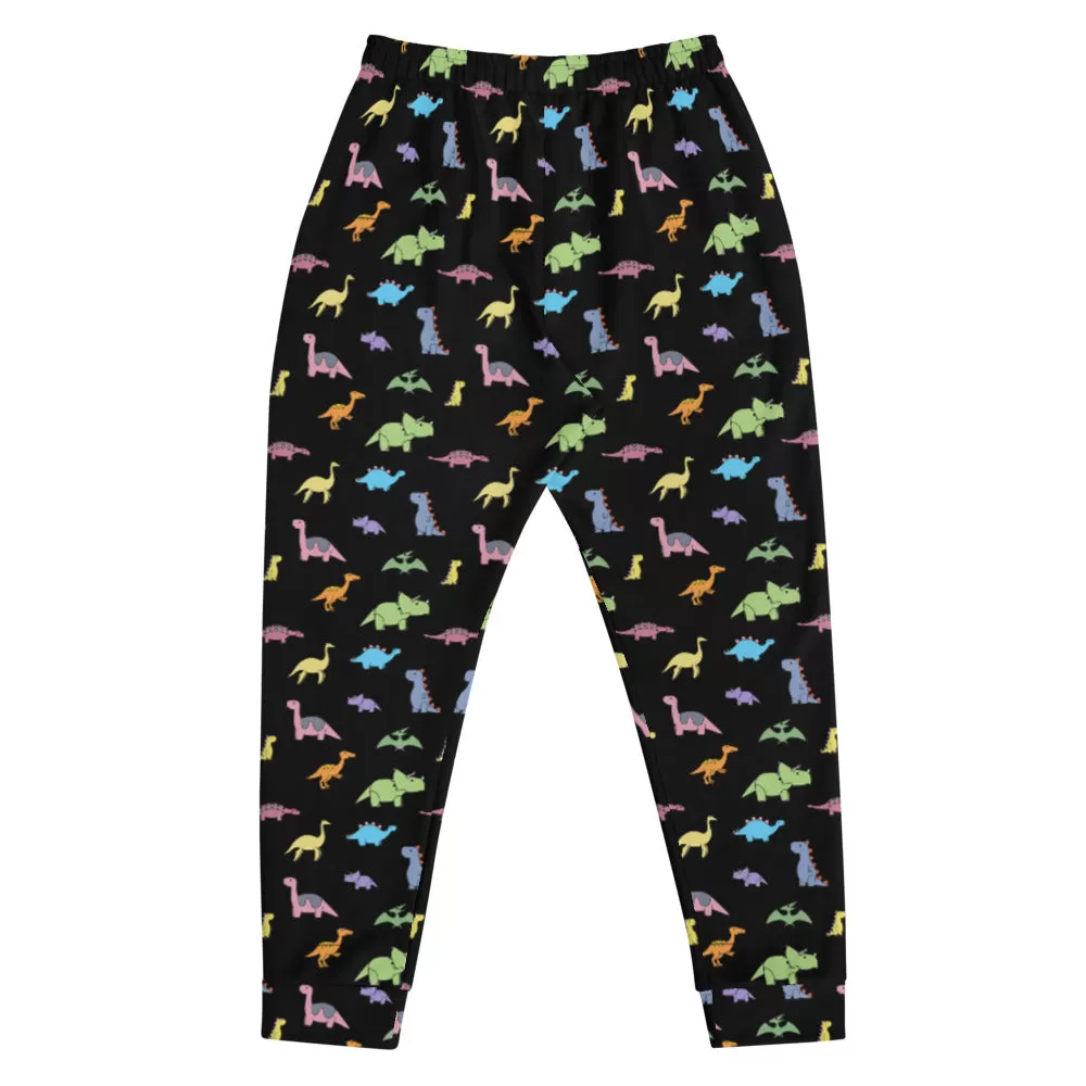 all over print dinos (black)