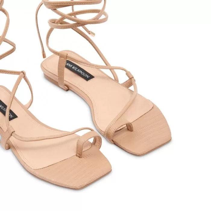 Ange Sandal Tan Leather