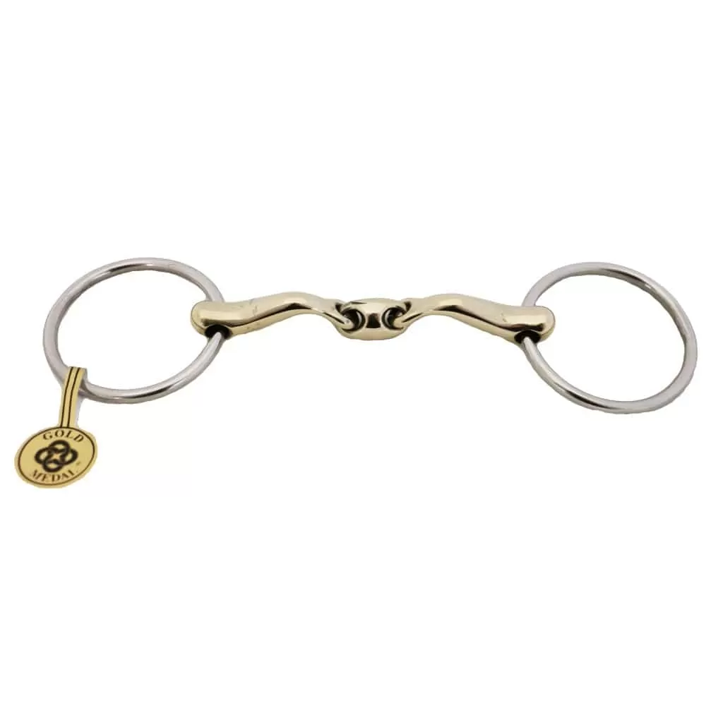 Angled Lozenge Loose Ring Training Snaffle (BIT4940)