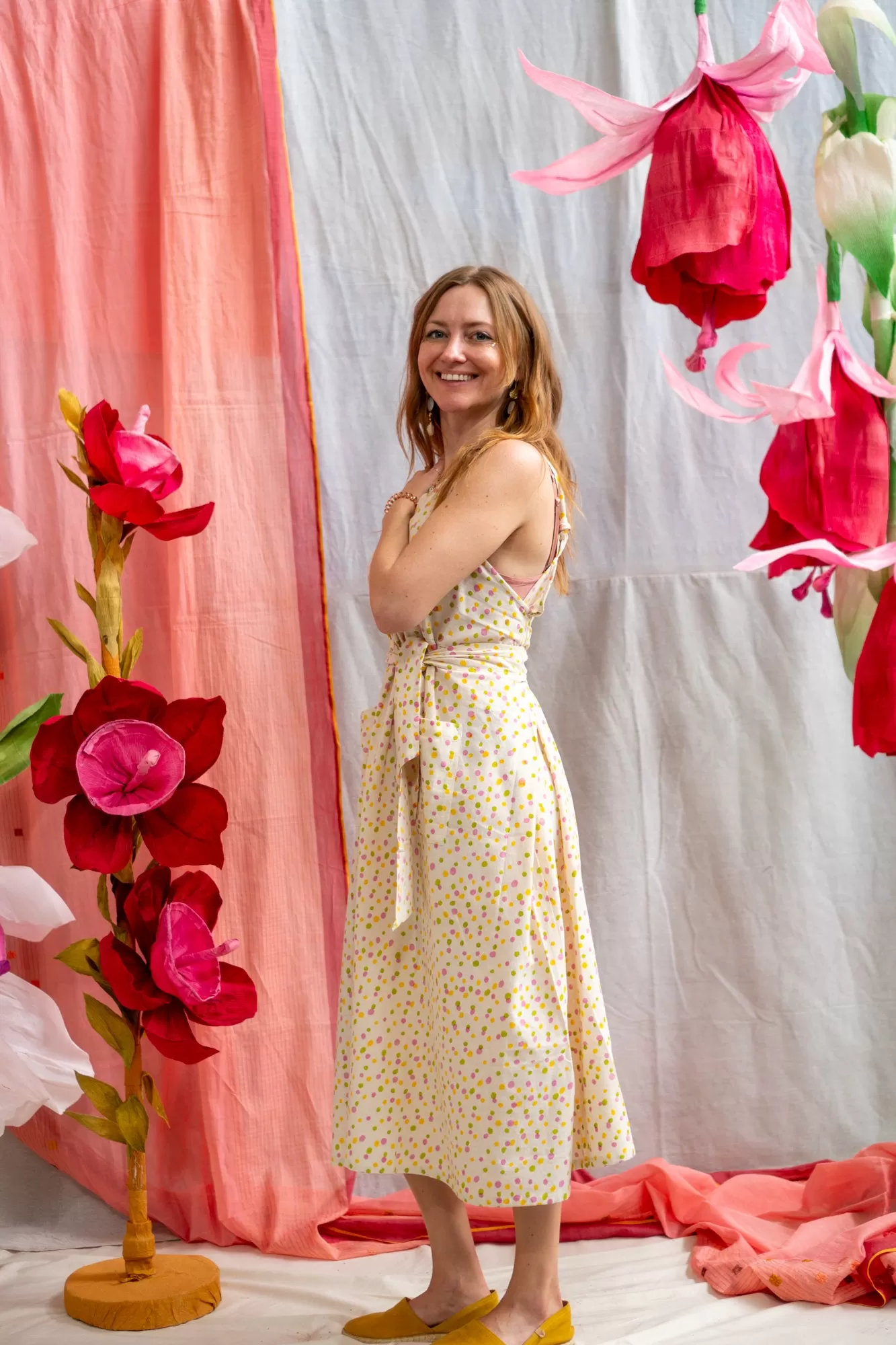 Apron Dress – Confetti Print