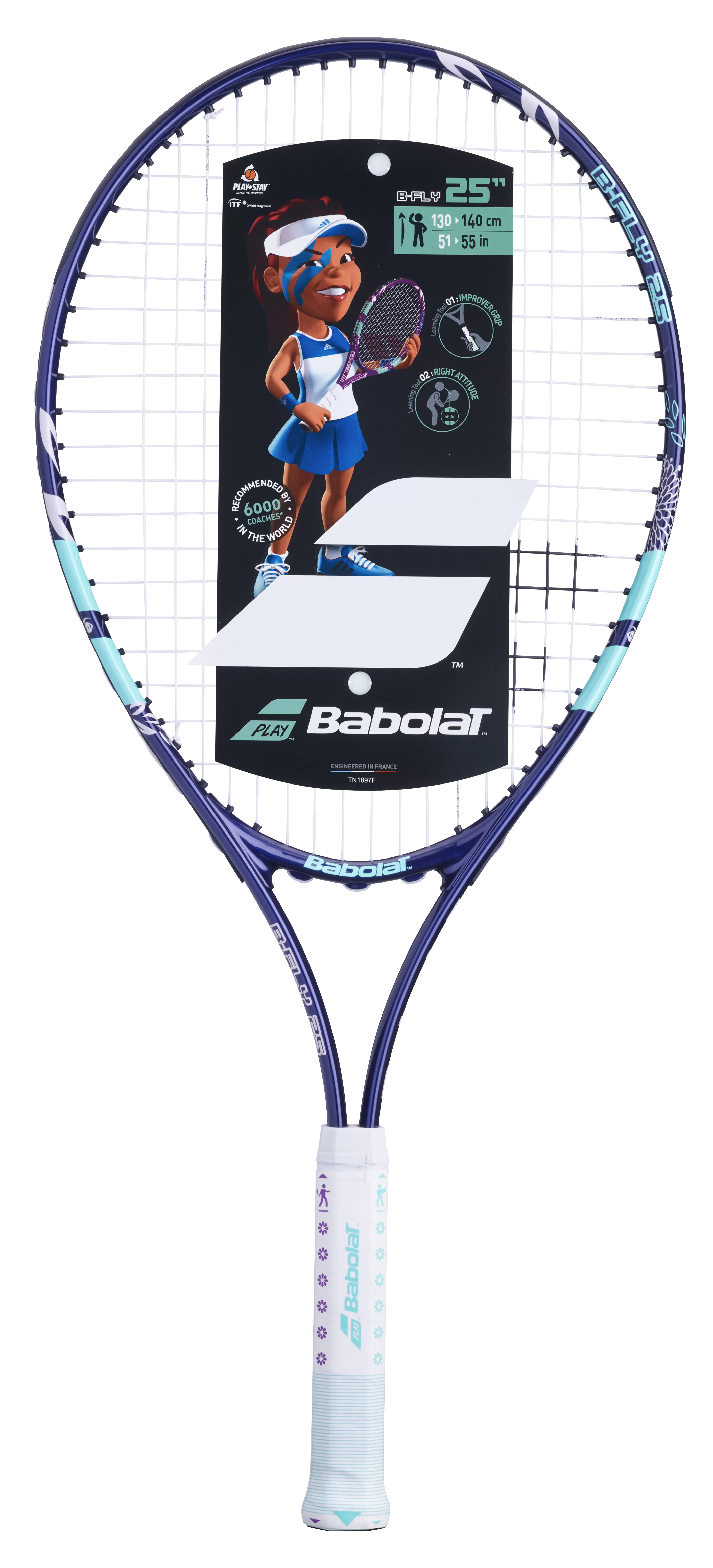 B Fly Junior 25 Inch Tennis Racket