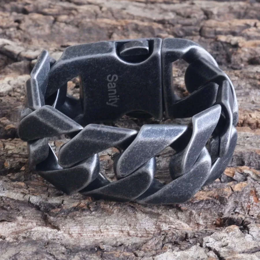 Bagger Bracelet - Galvanized - 1 Wide - The Custom - B20