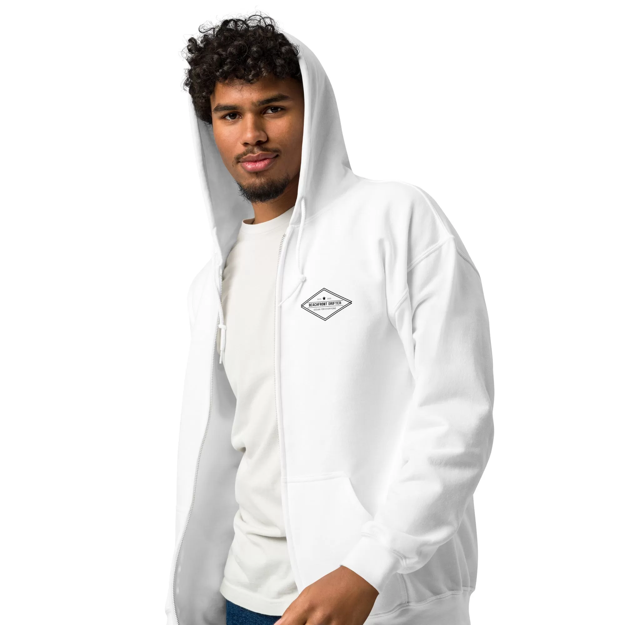 Beachfront Drifter Diamond Zip Hoodie XT