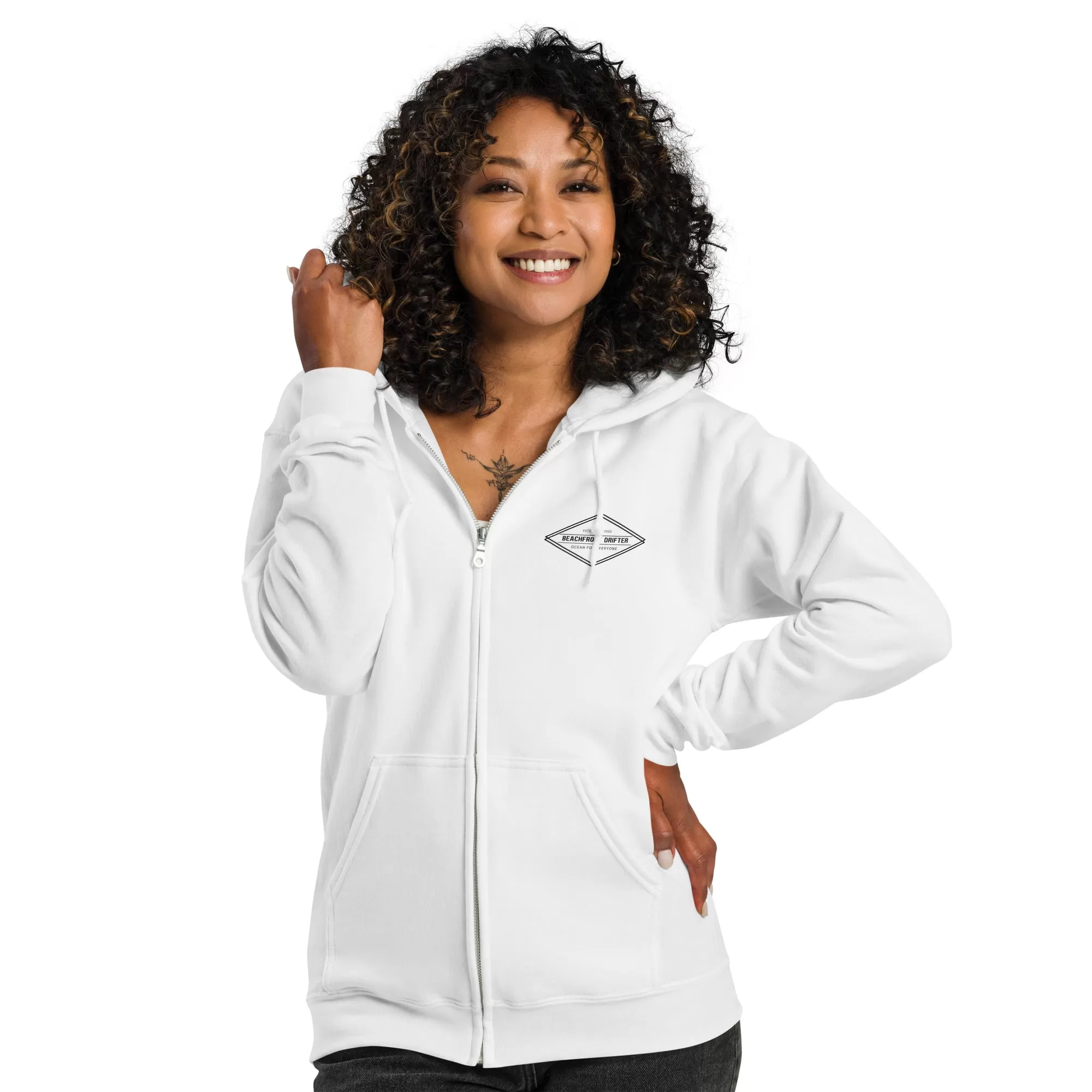 Beachfront Drifter Diamond Zip Hoodie XT