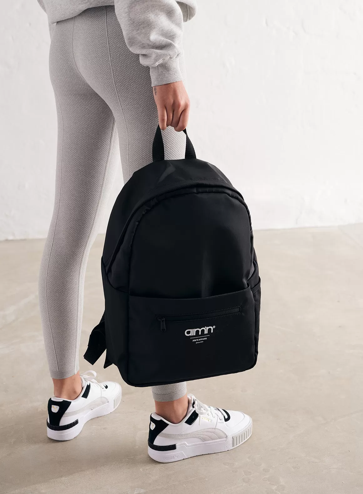 Black Nylon Backpack