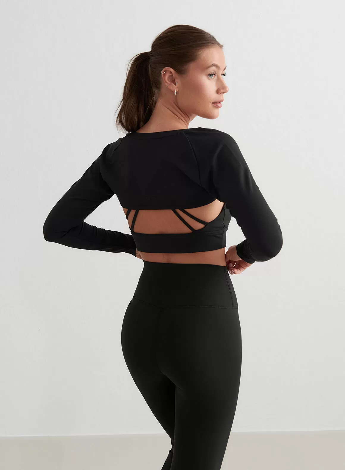 Black Sense Long Sleeve Bolero