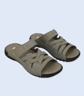 BM0743-OLIVE-Men Slipper