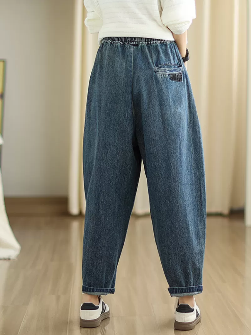 Boho Beauty for You Women's Denim Pants Bottom