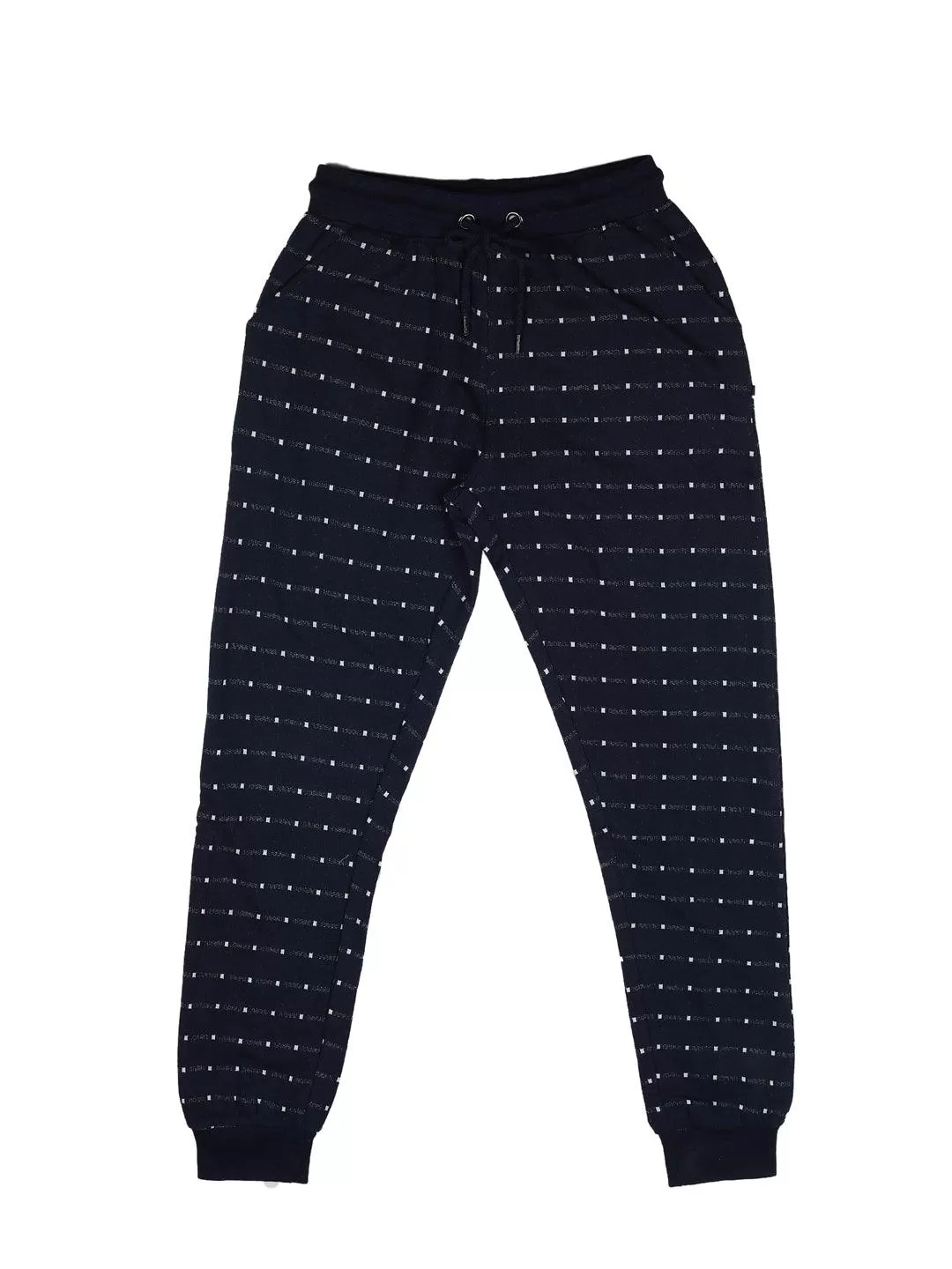 BOY'S NAVY DOBBY REGUALR FIT JOGGER