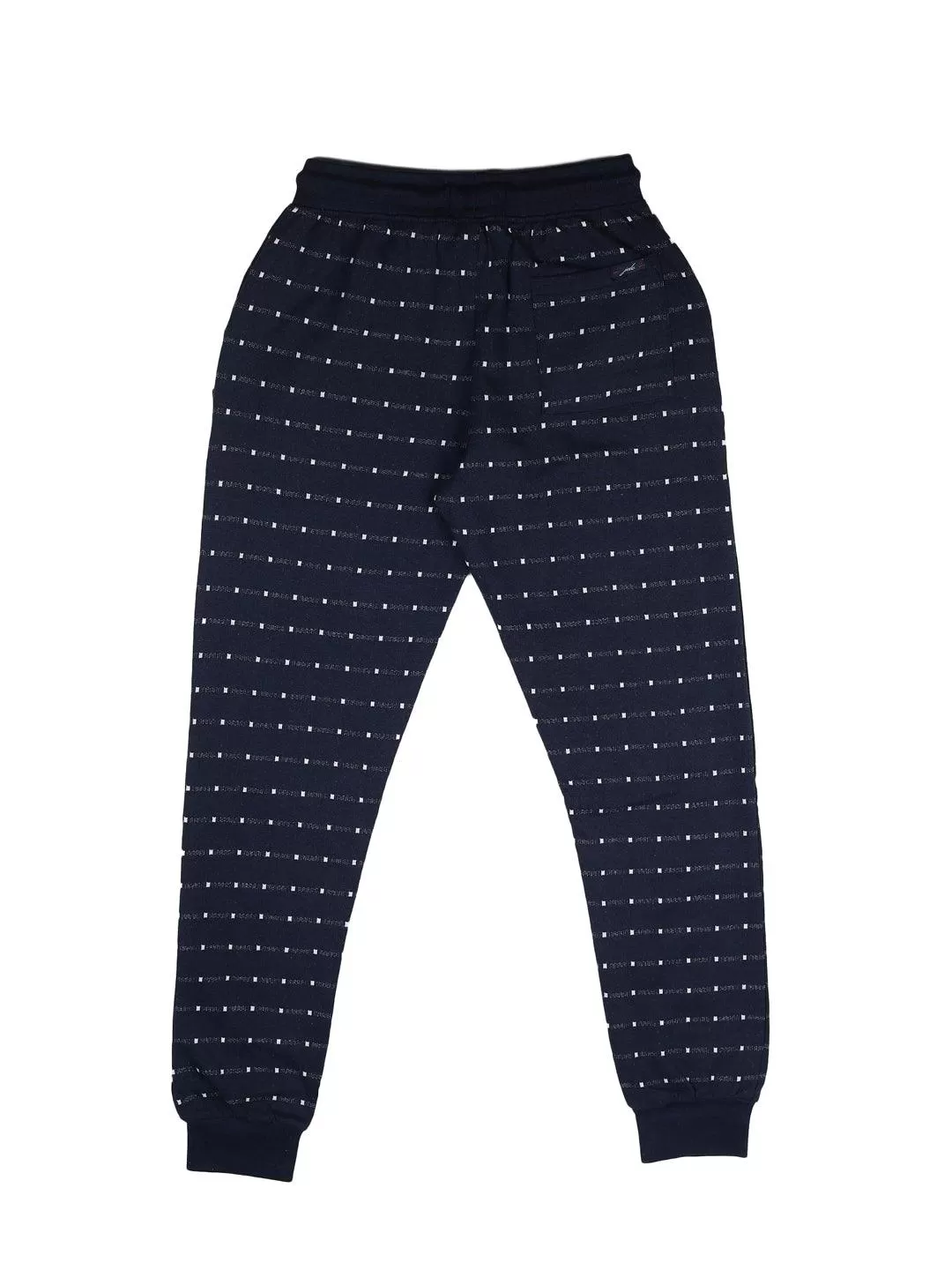 BOY'S NAVY DOBBY REGUALR FIT JOGGER