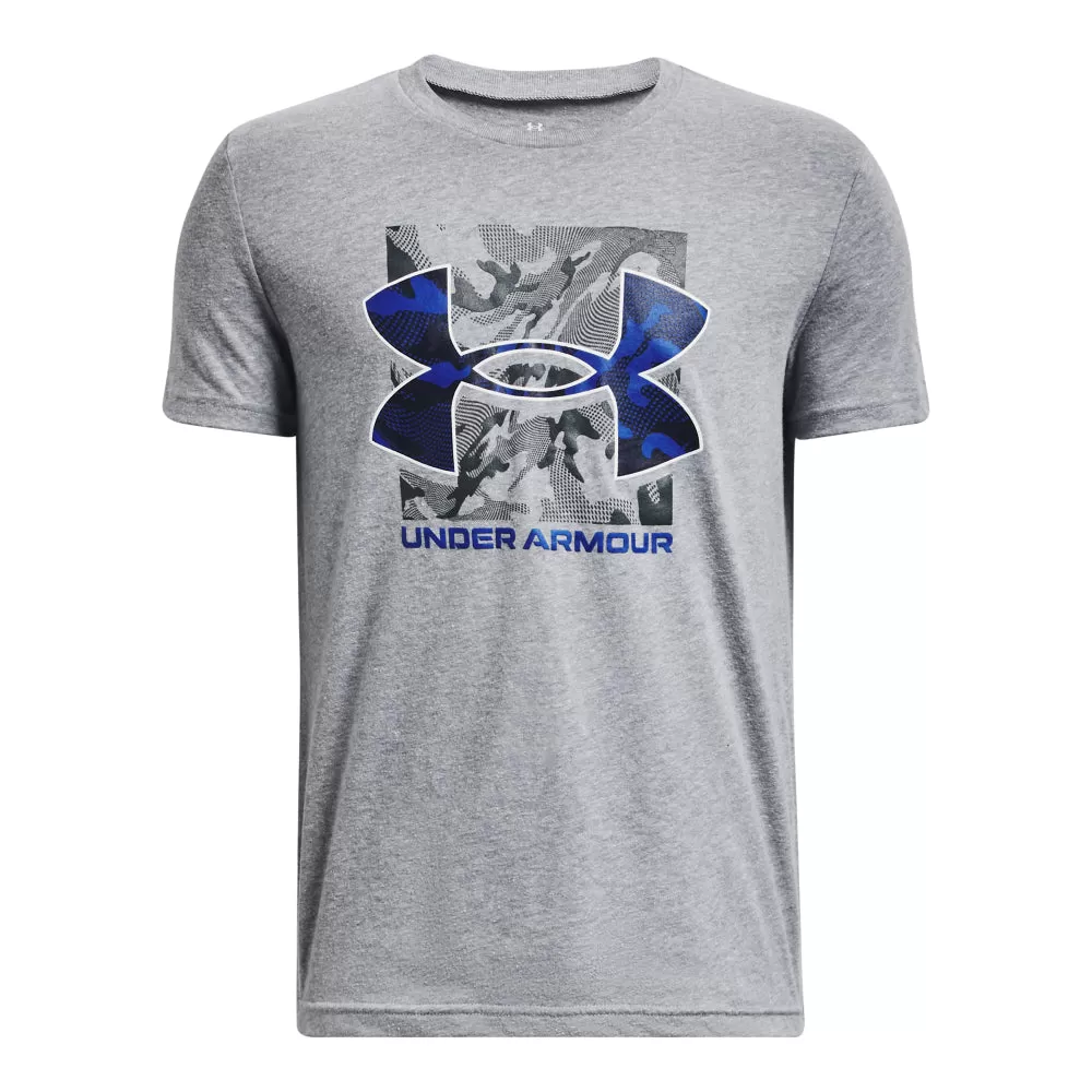 Boys' Under Armour Youth Box Logo Camo T-Shirt