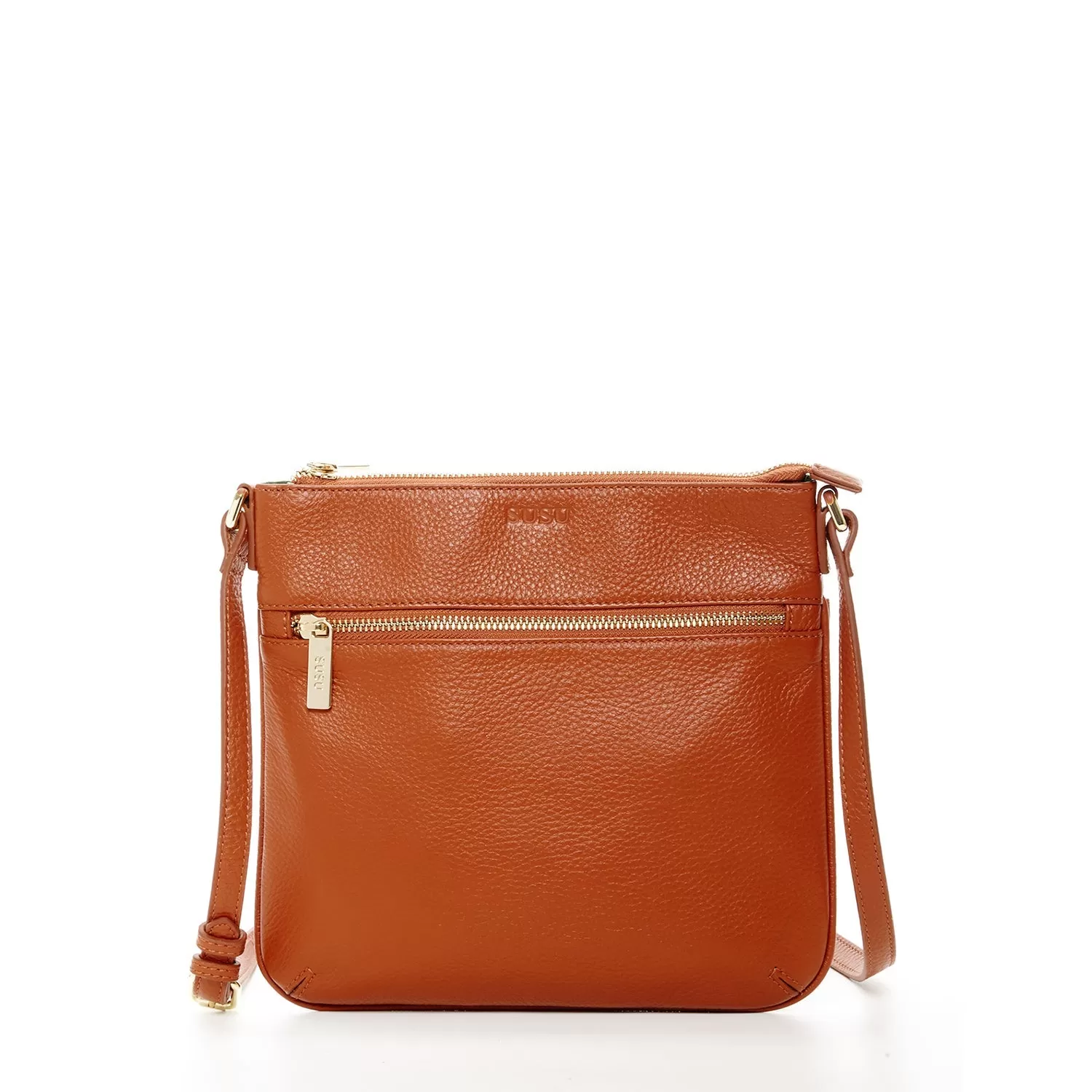 Brown Leather Crossbody Bag