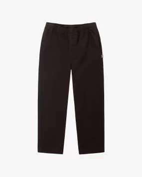 Brushed Beach Pant Black