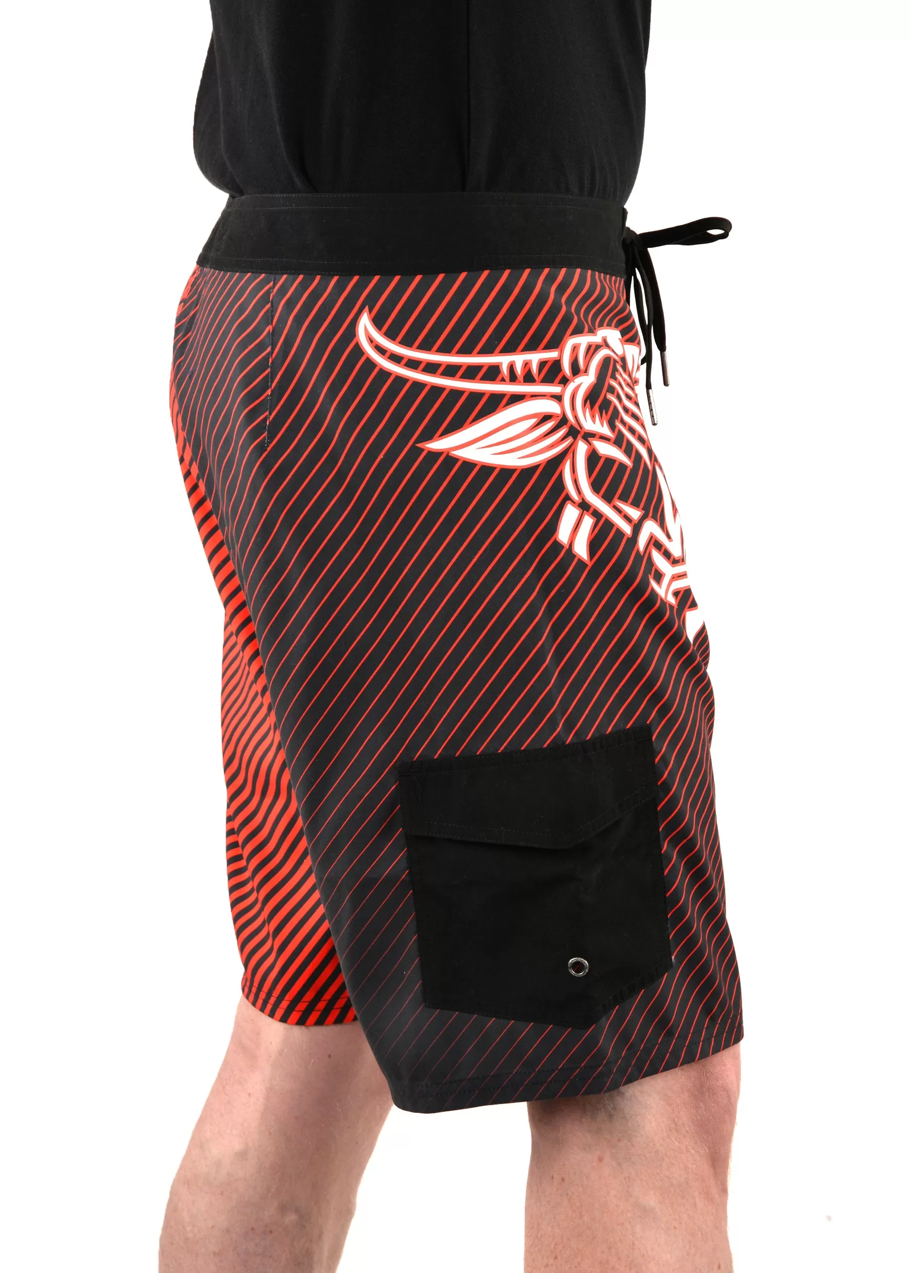 Bullzye Mens Latitude Boardshort - Black  - B1S1300087