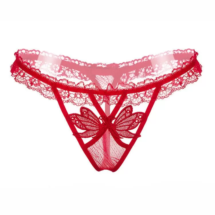 Butterfly Kiss Skirted Thong Panty